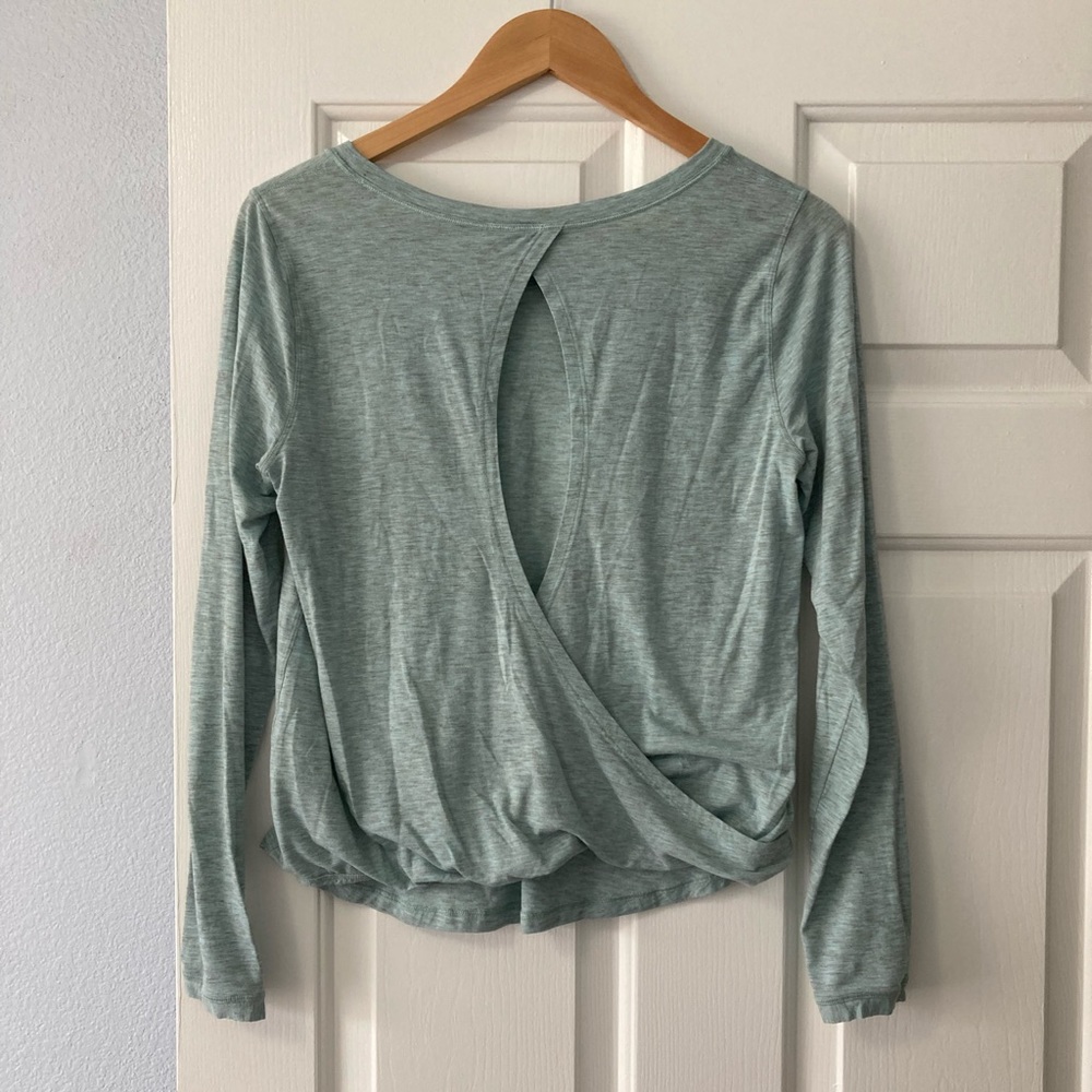 Lululemon Mint Open Back Top